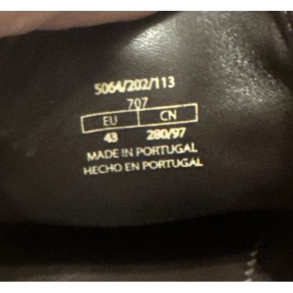ZARA Man Brown Suede Derby Shoes EU 43 US 10 Made in Portugal Dress Casual‎ main image 5